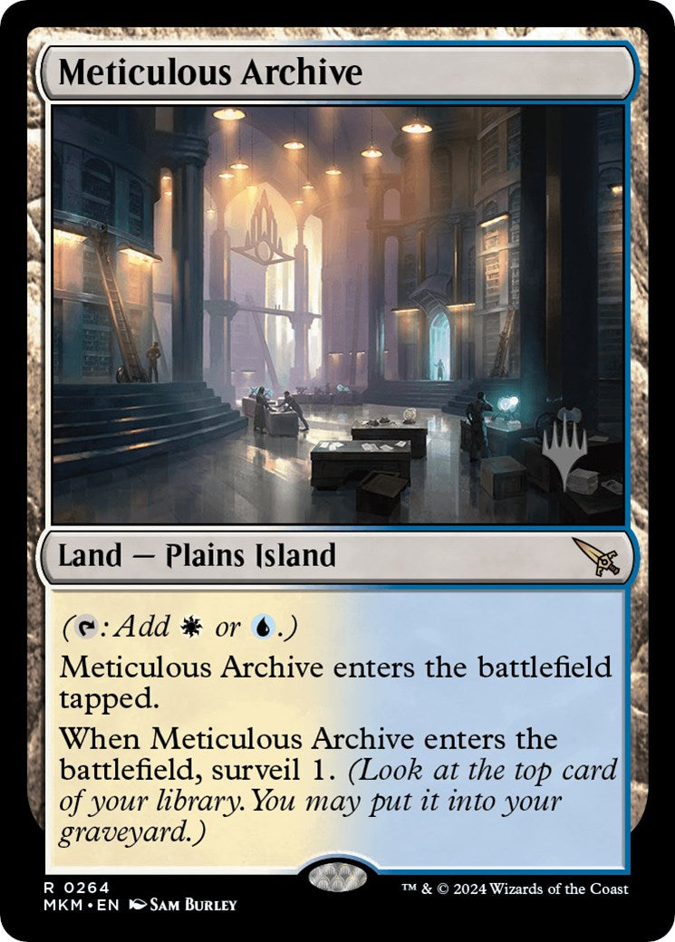 Meticulous Archive (Promo Pack) [Murders at Karlov Manor Promos] | Mindsight Gaming