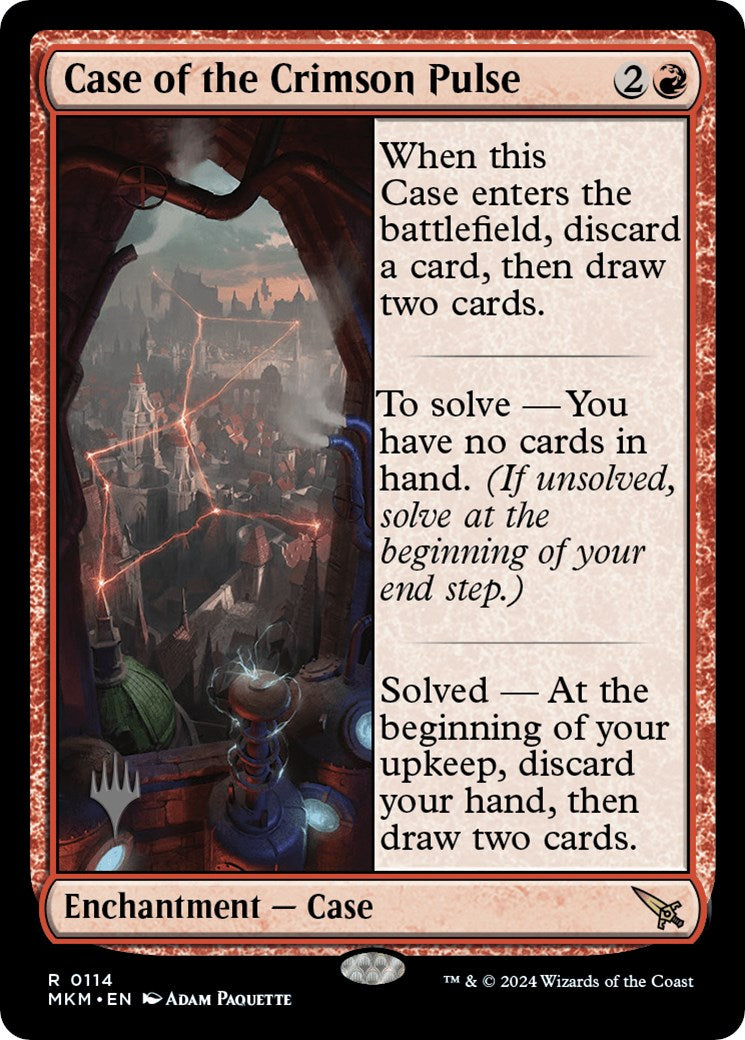 Case of the Crimson Pulse (Promo Pack) [Murders at Karlov Manor Promos] | Mindsight Gaming