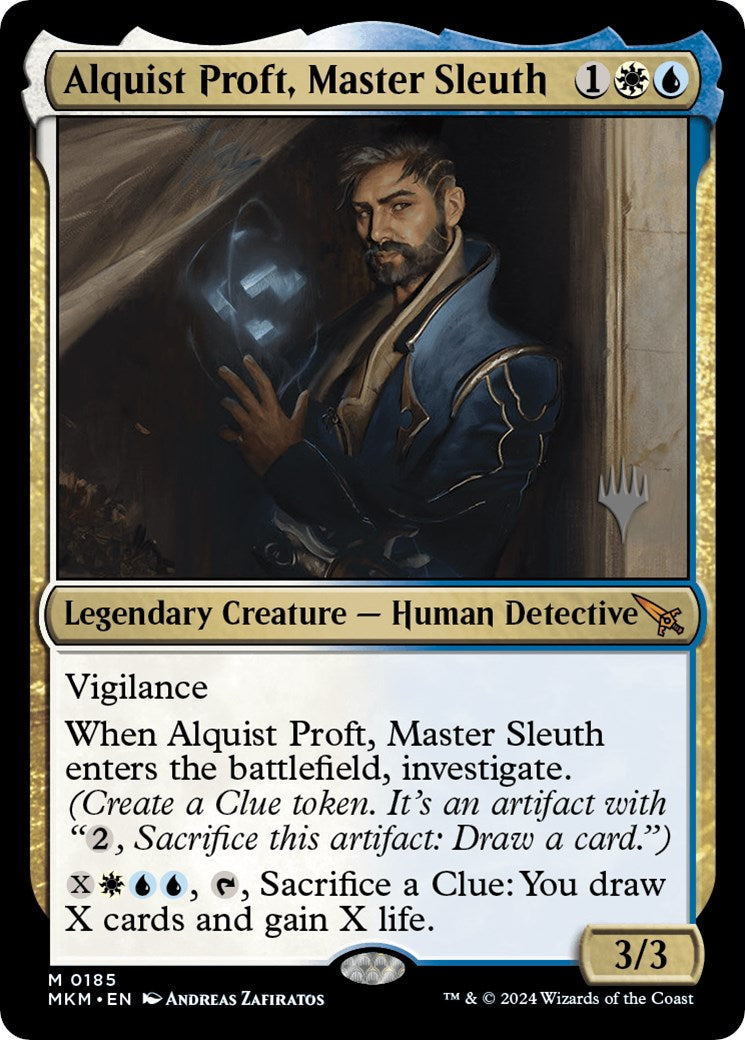 Alquist Proft, Master Sleuth (Promo Pack) [Murders at Karlov Manor Promos] | Mindsight Gaming