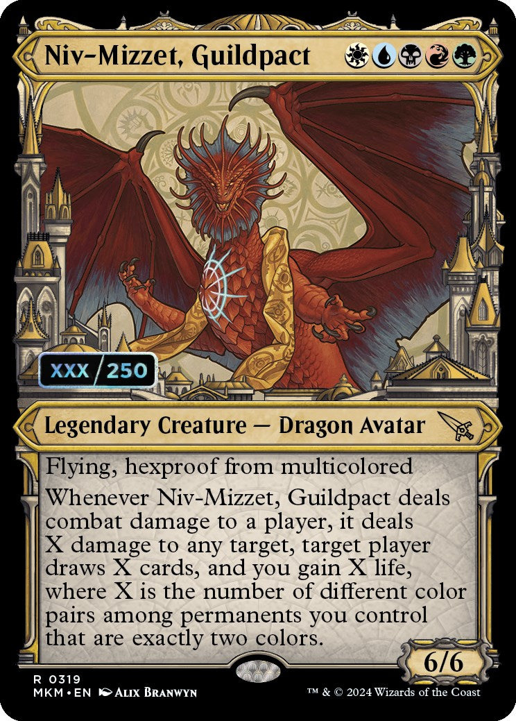 Niv-Mizzet, Guildpact (Serialized) [Murders at Karlov Manor] | Mindsight Gaming