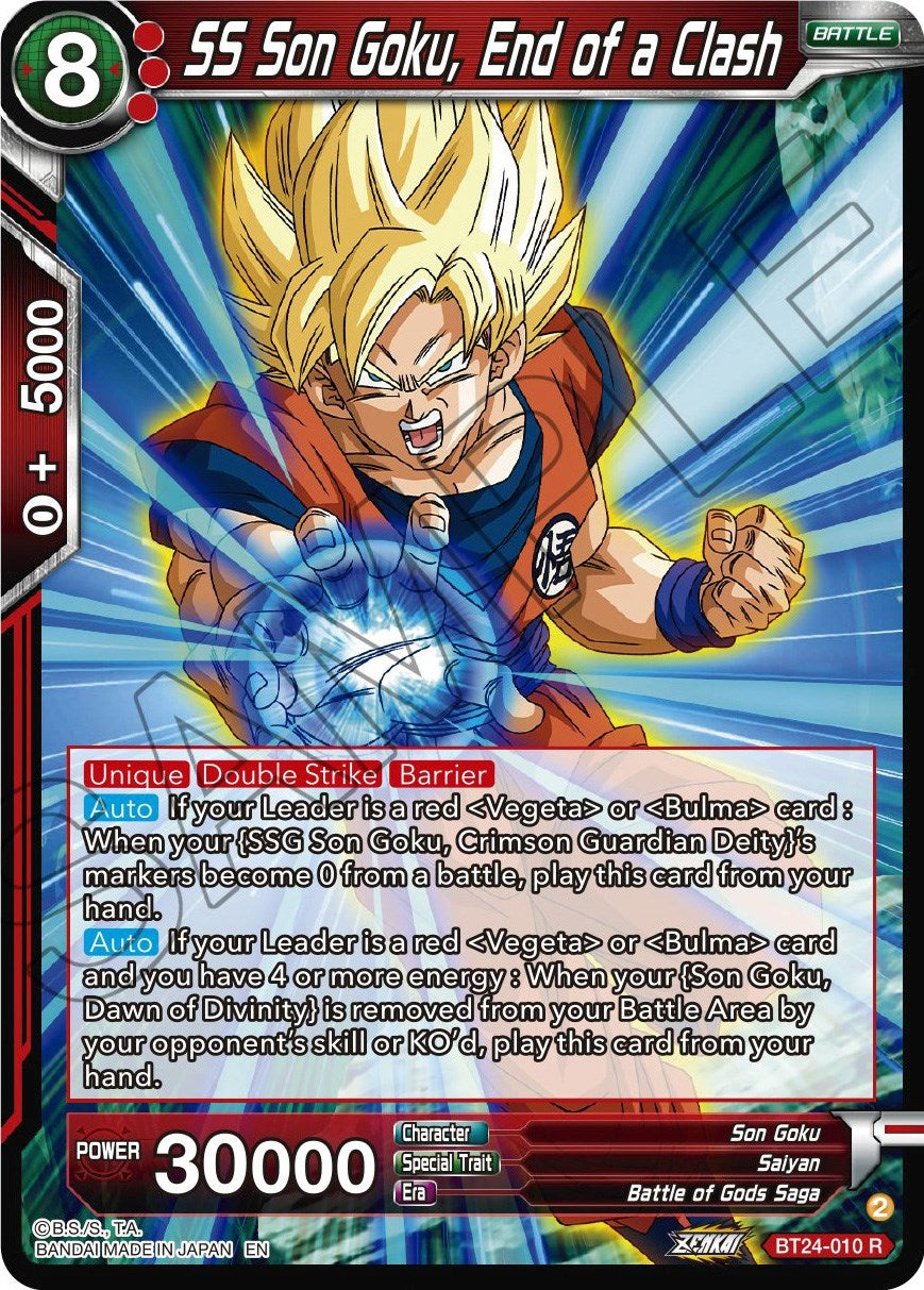 SS Son Goku, End of a Clash (BT24-010) [Beyond Generations] | Mindsight Gaming