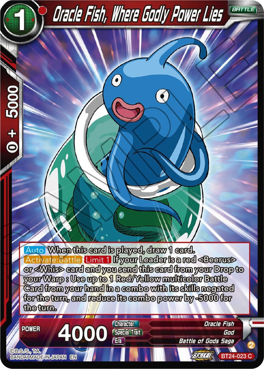 Oracle Fish, Where Godly Power Lies (BT24-023) [Beyond Generations] | Mindsight Gaming