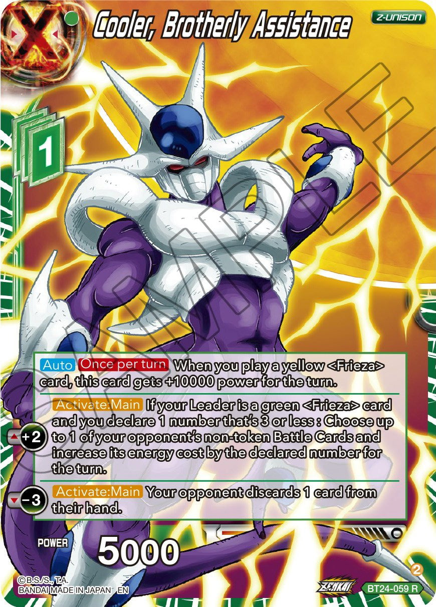 Cooler, Brotherly Assistance (BT24-059) [Beyond Generations] | Mindsight Gaming