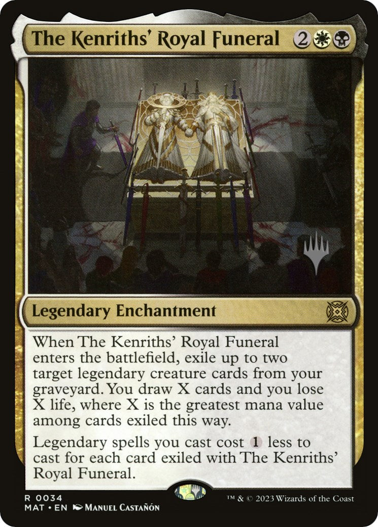 The Kenriths' Royal Funeral (Promo Pack) [Murders at Karlov Manor Promos] | Mindsight Gaming