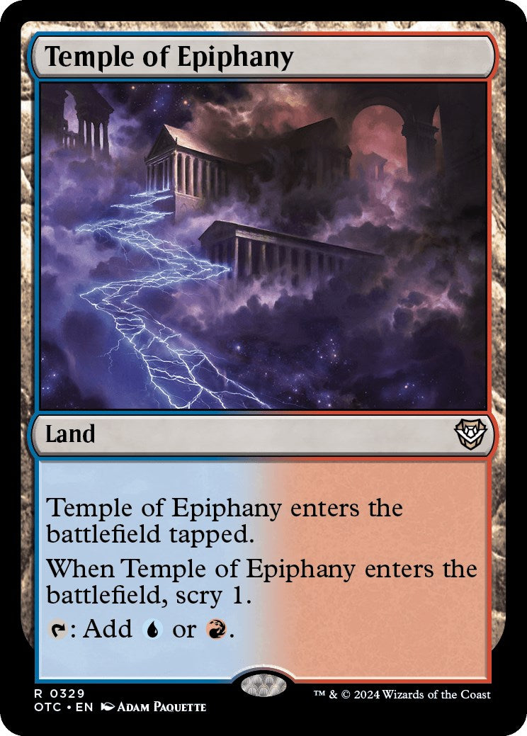 Temple of Epiphany [Outlaws of Thunder Junction Commander] | Mindsight Gaming