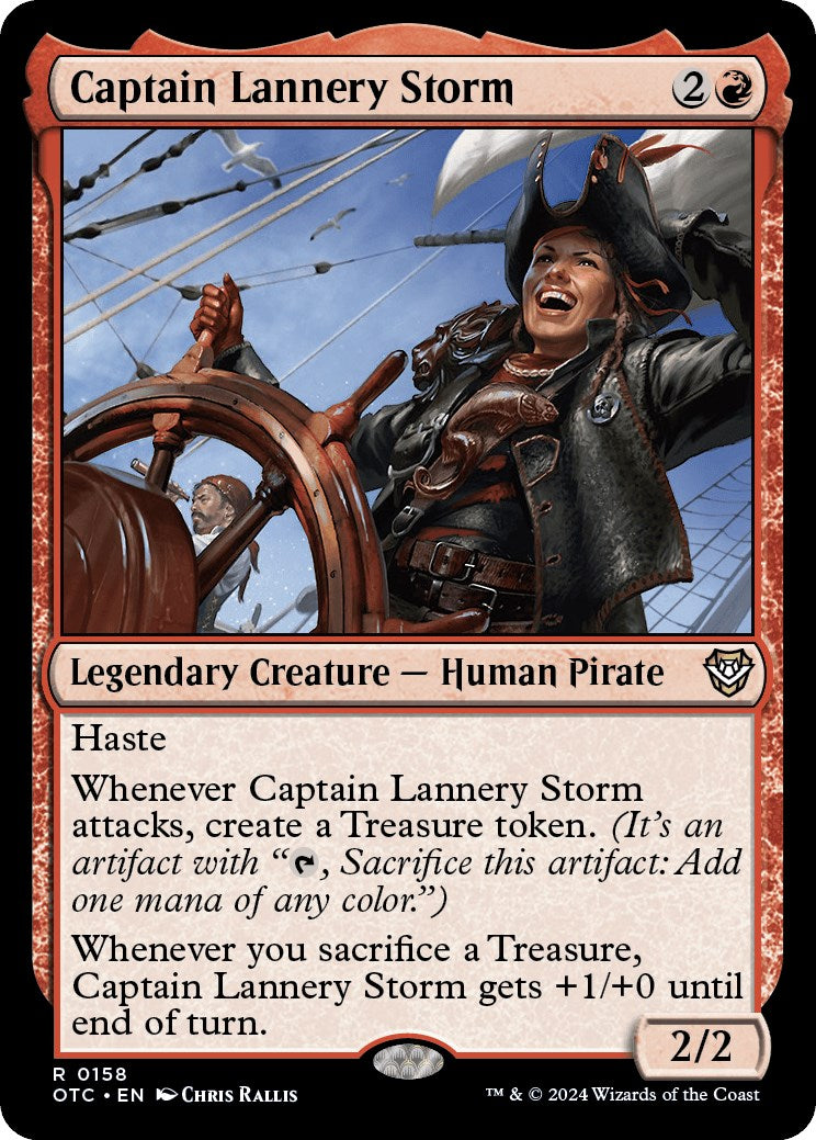 Captain Lannery Storm [Outlaws of Thunder Junction Commander] | Mindsight Gaming