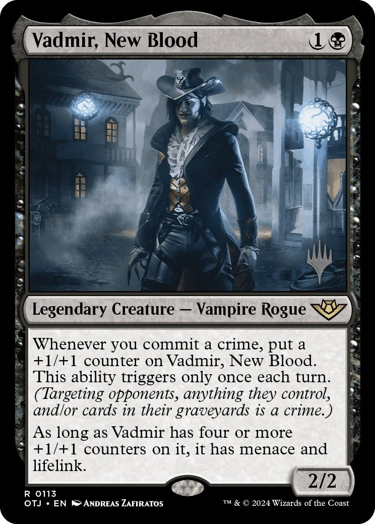 Vadmir, New Blood (Promo Pack) [Outlaws of Thunder Junction Promos] | Mindsight Gaming