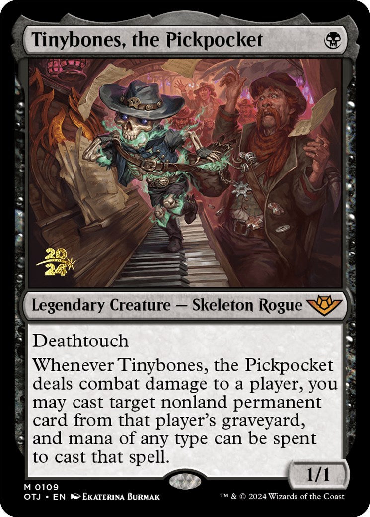 Tinybones, the Pickpocket [Outlaws of Thunder Junction Prerelease Promos] | Mindsight Gaming