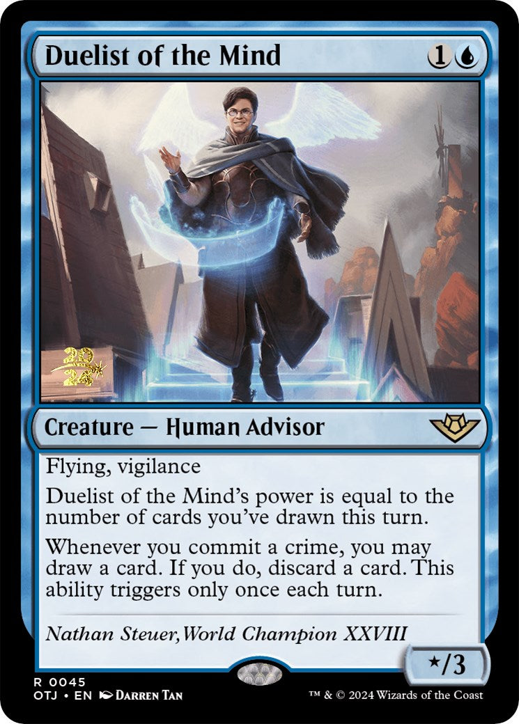 Duelist of the Mind [Outlaws of Thunder Junction Prerelease Promos] | Mindsight Gaming