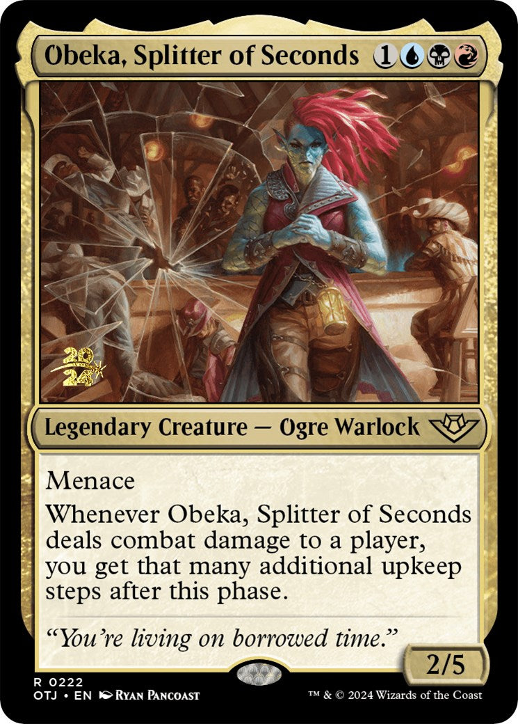 Obeka, Splitter of Seconds [Outlaws of Thunder Junction Prerelease Promos] | Mindsight Gaming