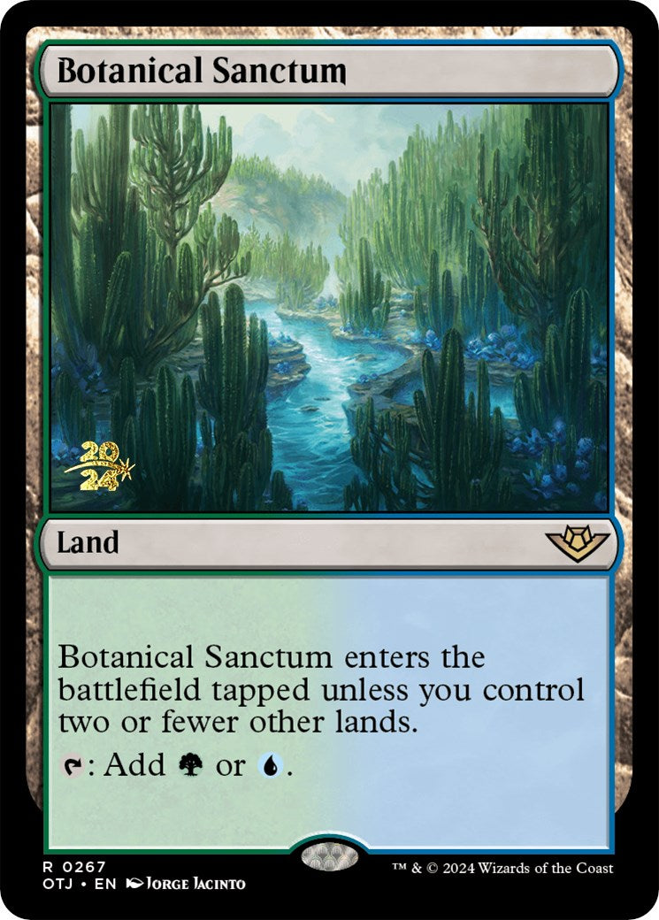 Botanical Sanctum (OTJ) [Outlaws of Thunder Junction Prerelease Promos] | Mindsight Gaming