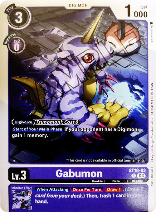 Gabumon [ST16-03] (Demo Deck Exclusive) [Starter Deck: Wolf of Friendship] | Mindsight Gaming