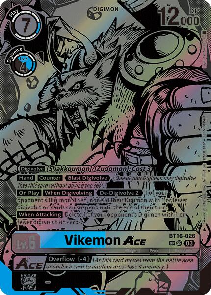 Vikemon Ace [BT16-026] (Textured) [Beginning Observer] | Mindsight Gaming