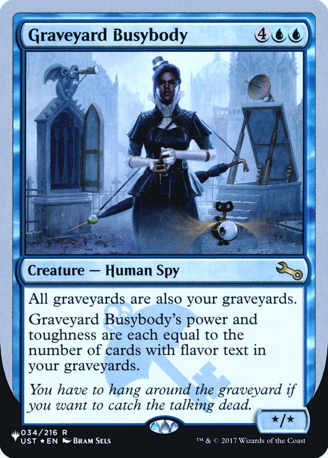 Graveyard Busybody (Unfinity Foil Edition) [The List] | Mindsight Gaming