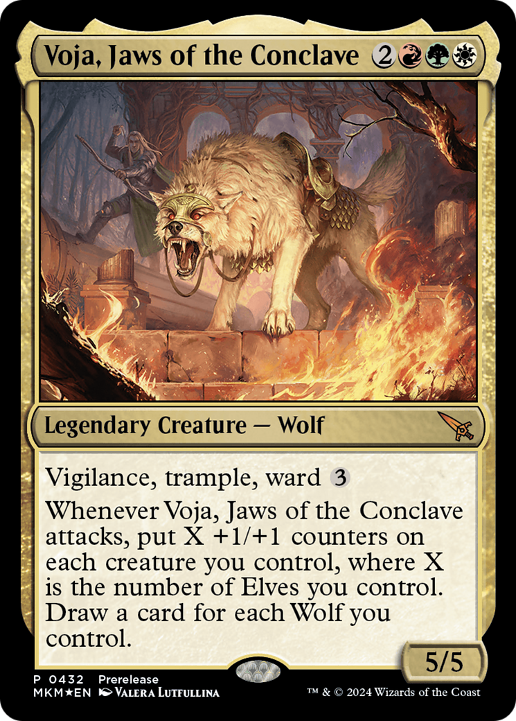 Voja, Jaws of the Conclave [Murders at Karlov Manor Prerelease Promos] | Mindsight Gaming