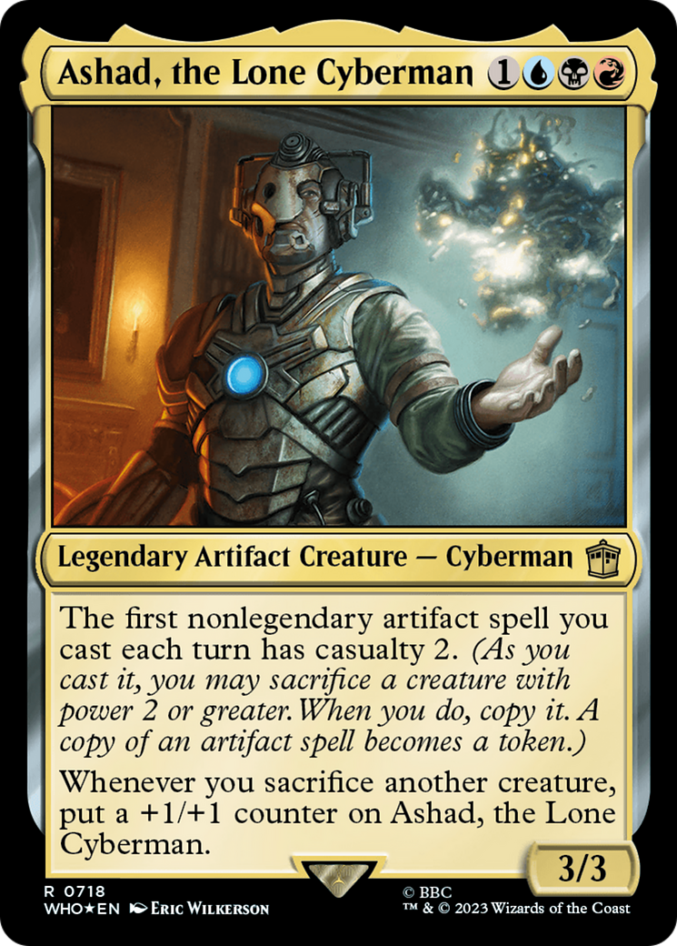 Ashad, the Lone Cyberman (Surge Foil) [Doctor Who] | Mindsight Gaming