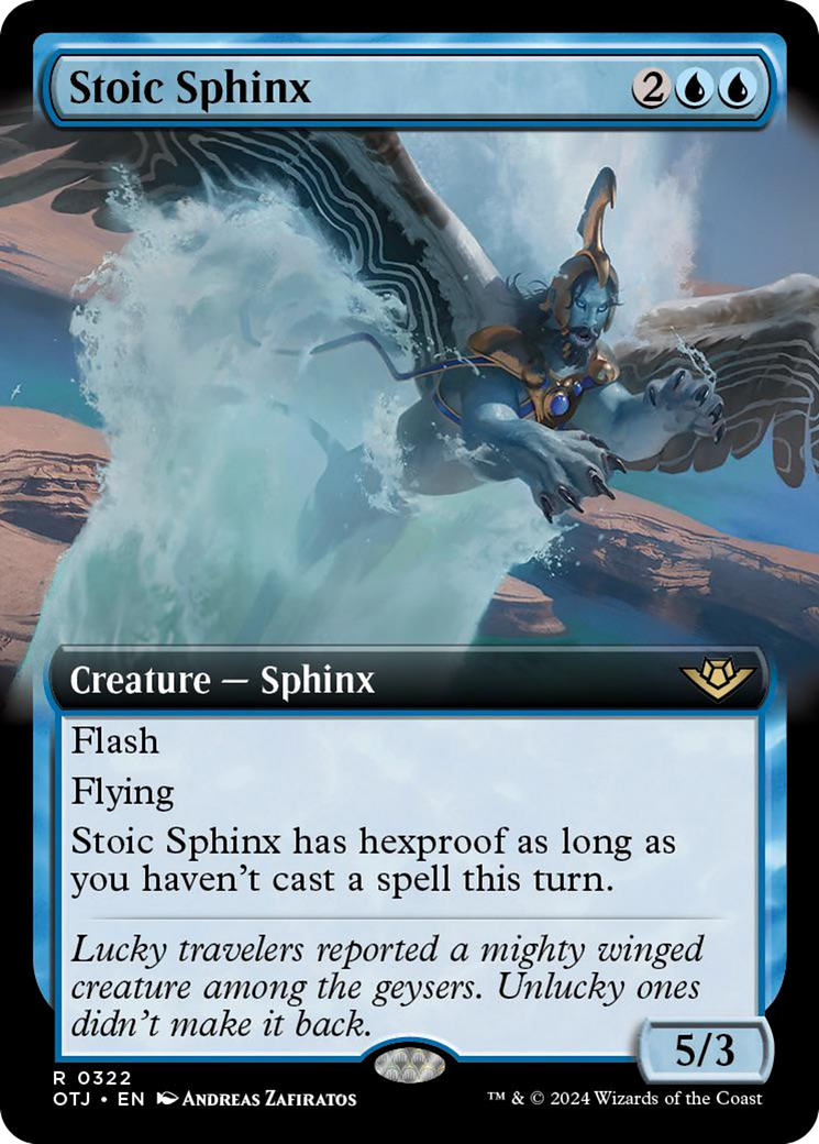 Stoic Sphinx (Extended Art) [Outlaws of Thunder Junction] | Mindsight Gaming
