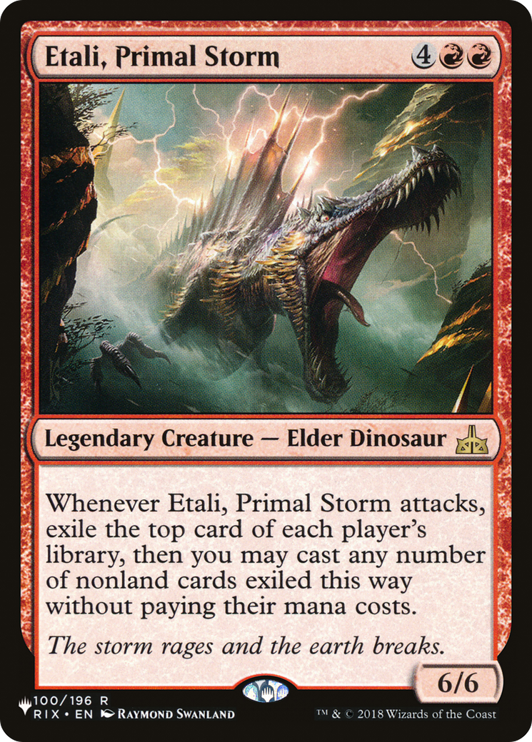 Etali, Primal Storm [The List] | Mindsight Gaming