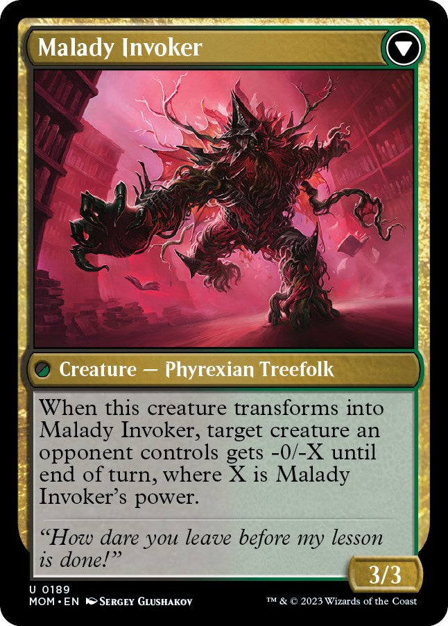 Herbology Instructor // Malady Invoker [March of the Machine] | Mindsight Gaming