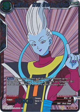 Whis, the Instructor (P-103) [Promotion Cards] | Mindsight Gaming