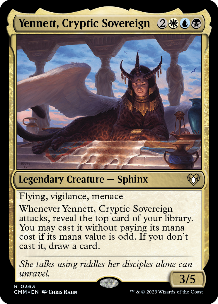 Yennett, Cryptic Sovereign [Commander Masters] | Mindsight Gaming