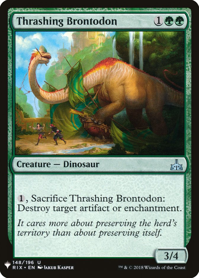 Thrashing Brontodon [Mystery Booster] | Mindsight Gaming