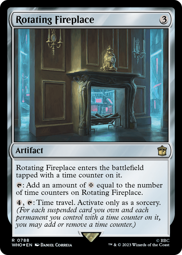 Rotating Fireplace (Surge Foil) [Doctor Who] | Mindsight Gaming