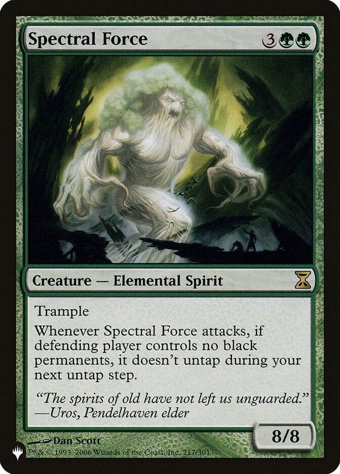 Spectral Force [The List] | Mindsight Gaming