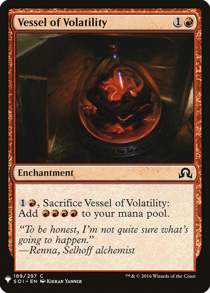 Vessel of Volatility [Mystery Booster] | Mindsight Gaming