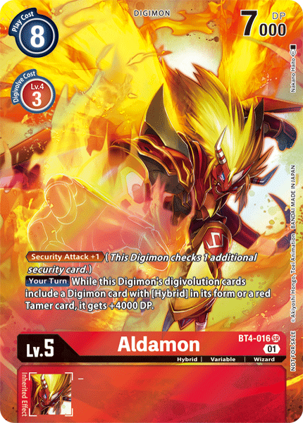 Aldamon [BT4-016] (1-Year Anniversary Box Topper) [Promotional Cards] | Mindsight Gaming