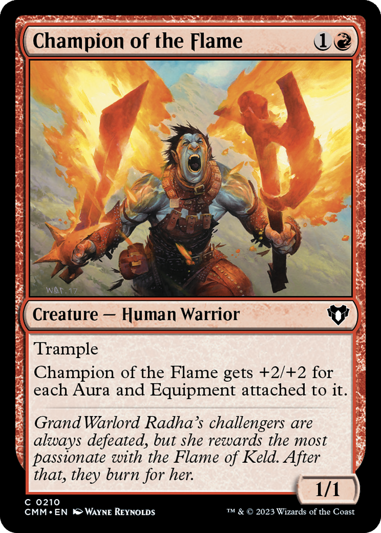 Champion of the Flame [Commander Masters] | Mindsight Gaming