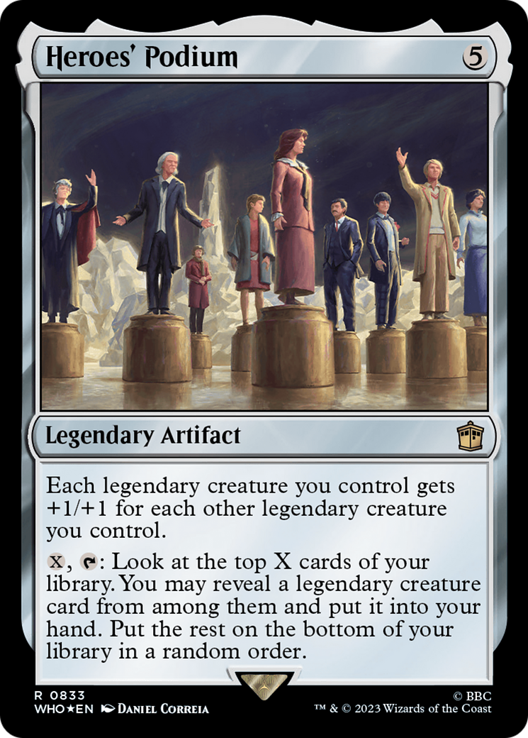 Heroes' Podium (Surge Foil) [Doctor Who] | Mindsight Gaming