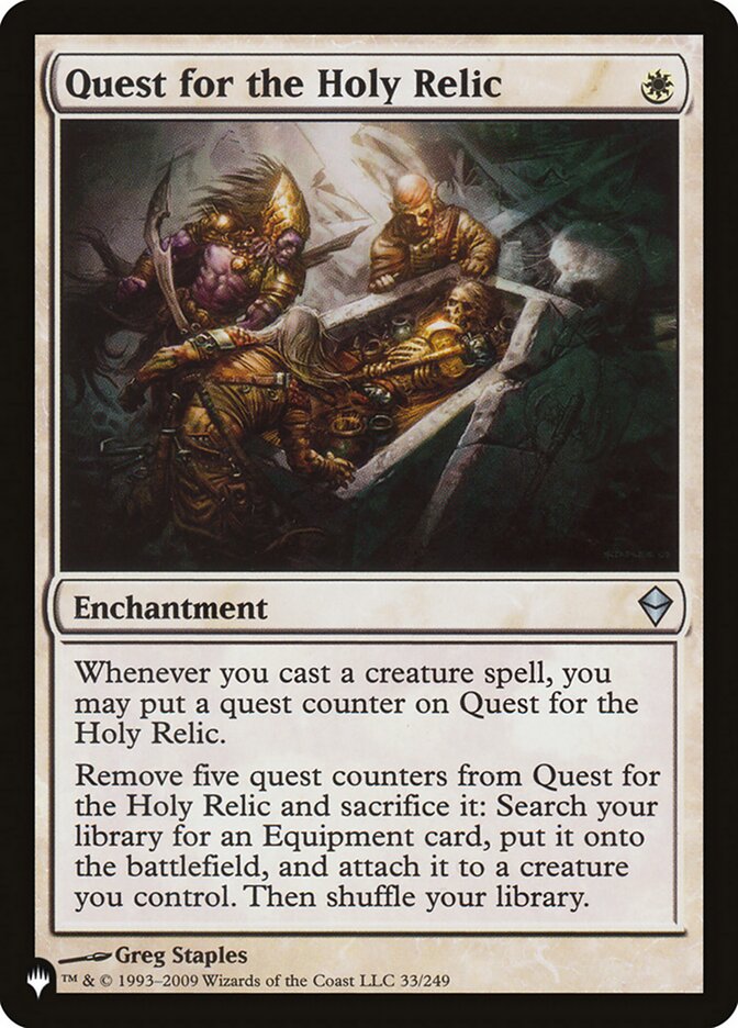 Quest for the Holy Relic [The List] | Mindsight Gaming