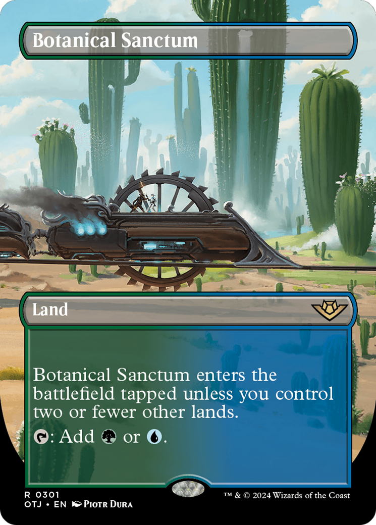 Botanical Sanctum (Borderless) [Outlaws of Thunder Junction] | Mindsight Gaming