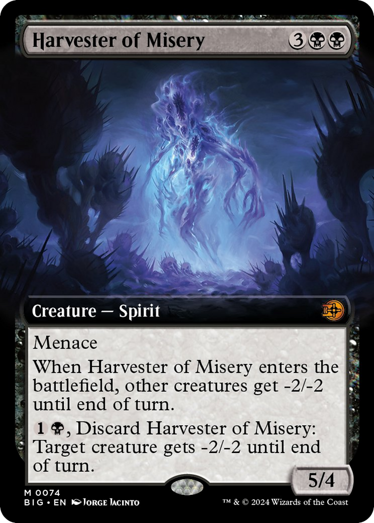 Harvester of Misery (Extended Art) [Outlaws of Thunder Junction: The Big Score] | Mindsight Gaming