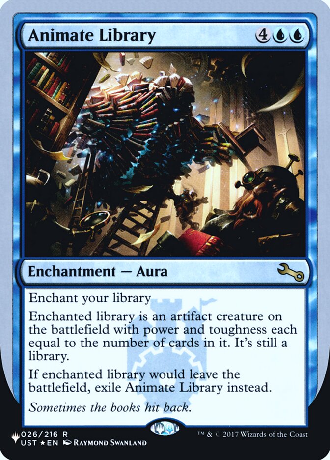 Animate Library (Unfinity Foil Edition) [The List] | Mindsight Gaming