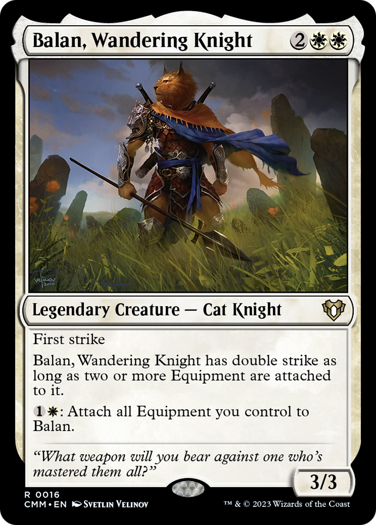 Balan, Wandering Knight [Commander Masters] | Mindsight Gaming