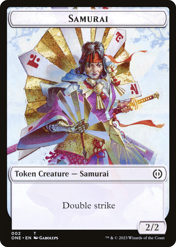 Samurai Token [Phyrexia: All Will Be One Tokens] | Mindsight Gaming