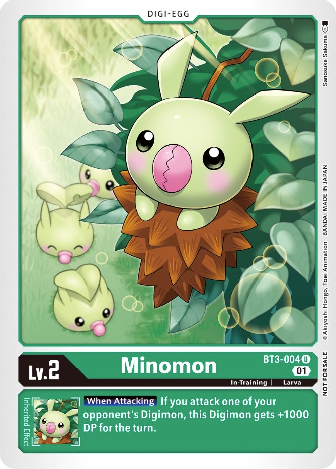 Minomon [BT3-004] (Winner Pack X Record) [Release Special Booster Promos] | Mindsight Gaming