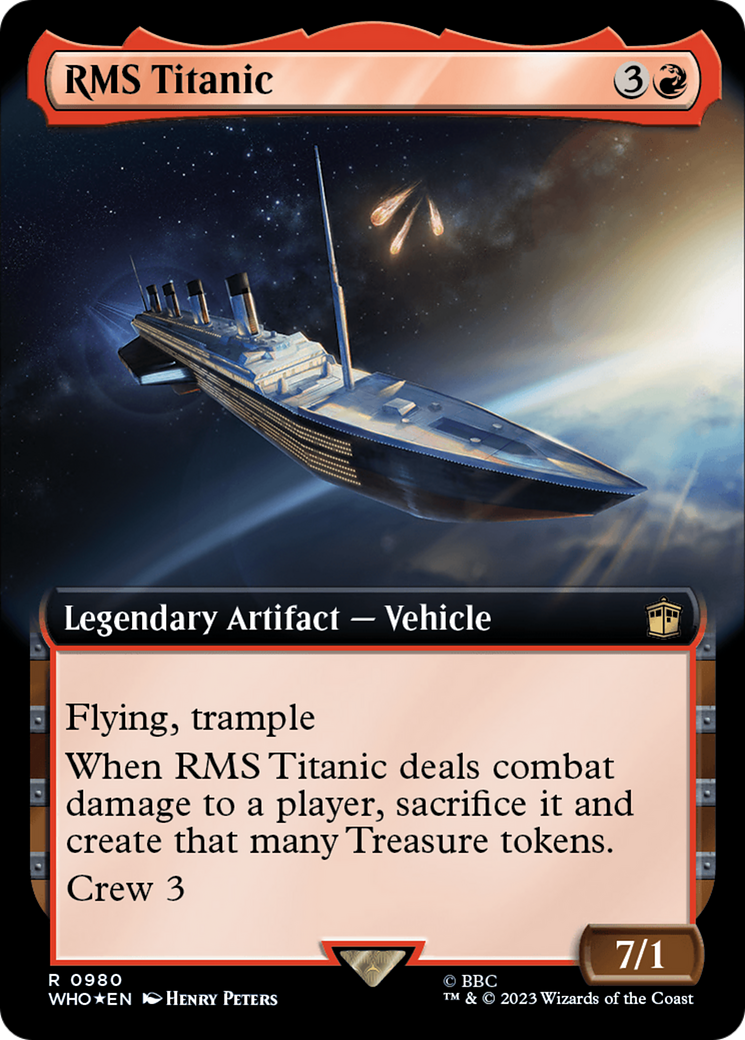 RMS Titanic (Extended Art) (Surge Foil) [Doctor Who] | Mindsight Gaming