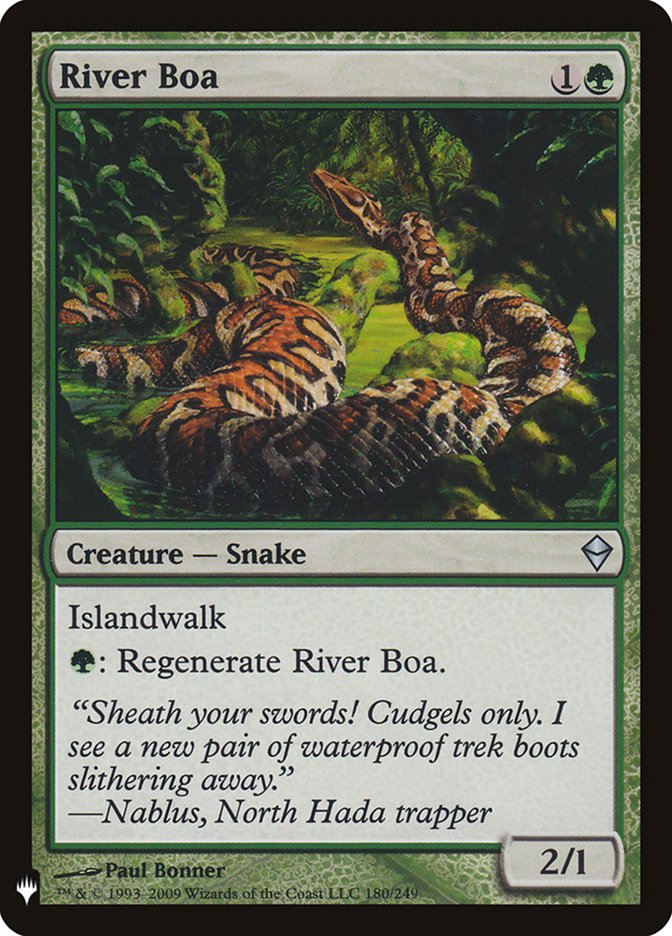 River Boa [Mystery Booster] | Mindsight Gaming