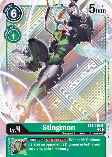 Stingmon [BT3-050] (Official Tournament Pack Vol.4) [Release Special Booster Promos] | Mindsight Gaming