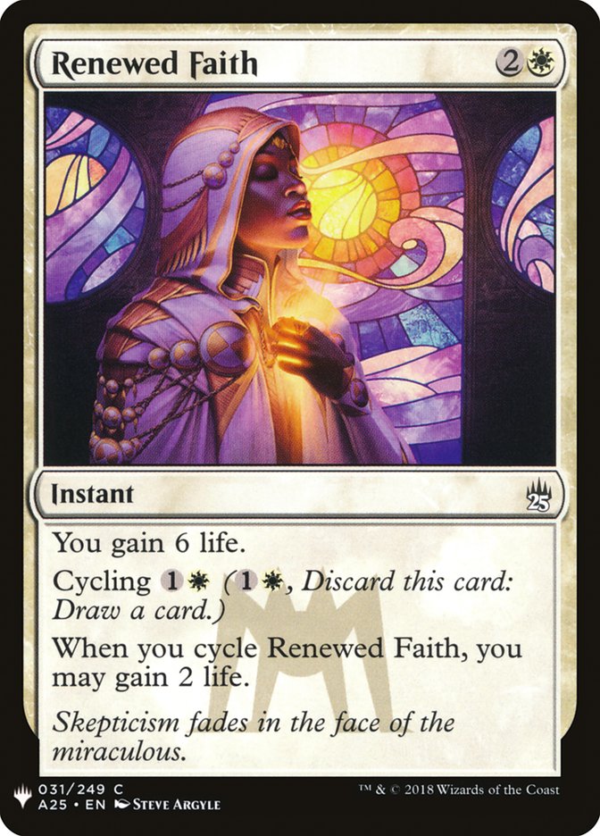 Renewed Faith [Mystery Booster] | Mindsight Gaming
