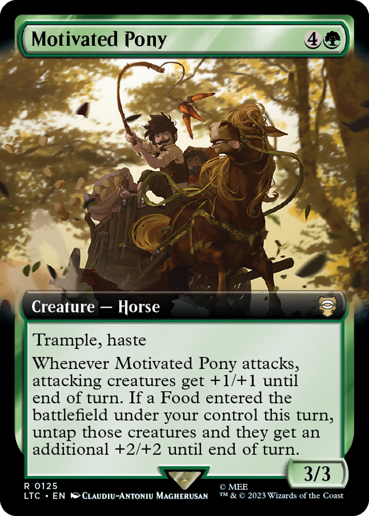 Motivated Pony (Extended Art) [The Lord of the Rings: Tales of Middle-Earth Commander] | Mindsight Gaming