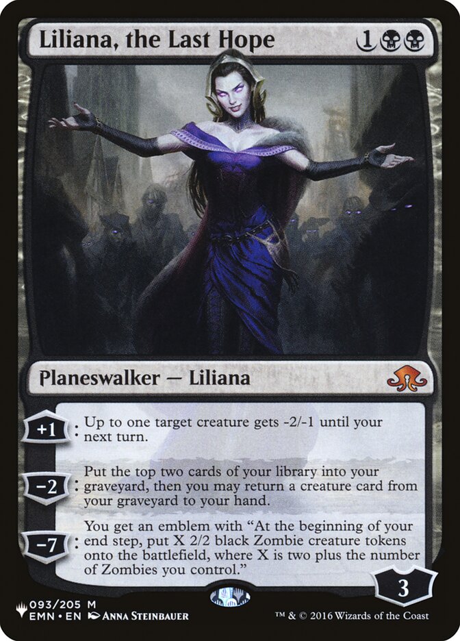 Liliana, the Last Hope [The List] | Mindsight Gaming