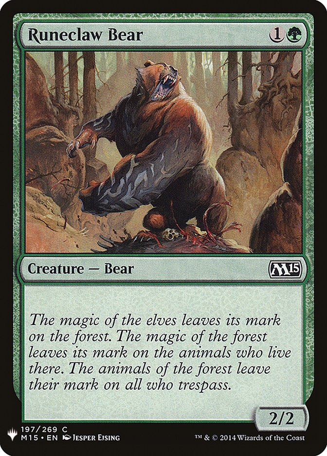 Runeclaw Bear [Mystery Booster] | Mindsight Gaming