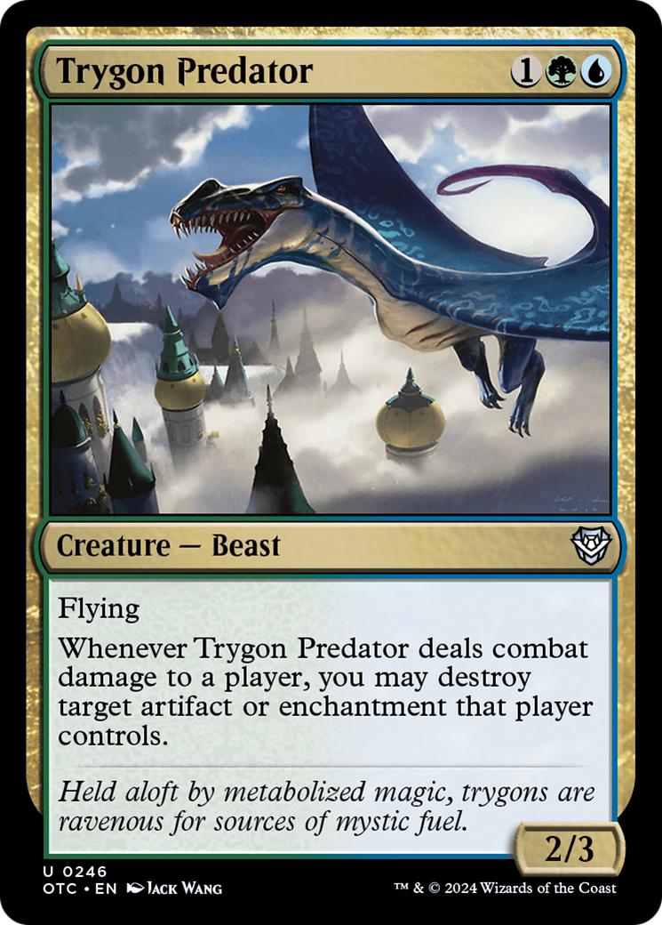 Trygon Predator [Outlaws of Thunder Junction Commander] | Mindsight Gaming