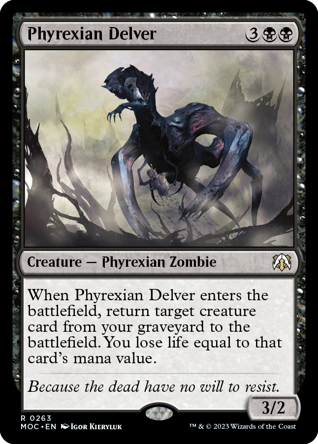 Phyrexian Delver [March of the Machine Commander] | Mindsight Gaming