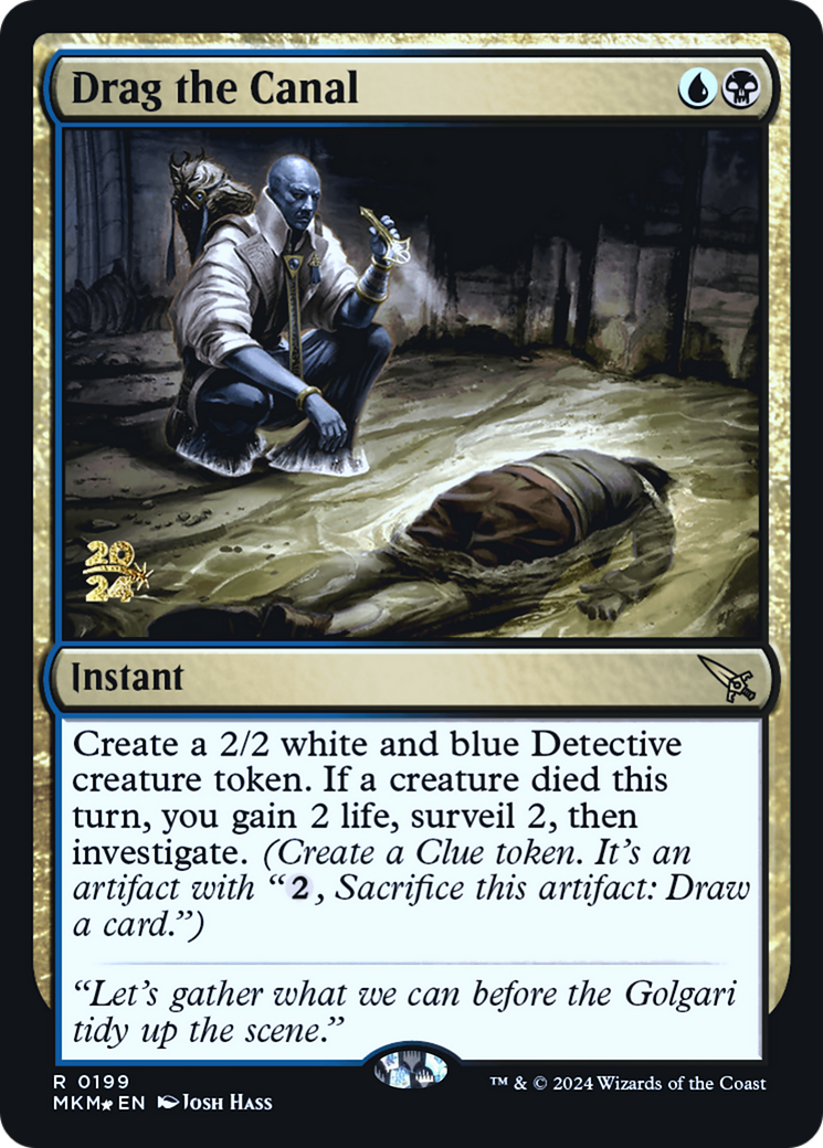 Drag the Canal [Murders at Karlov Manor Prerelease Promos] | Mindsight Gaming