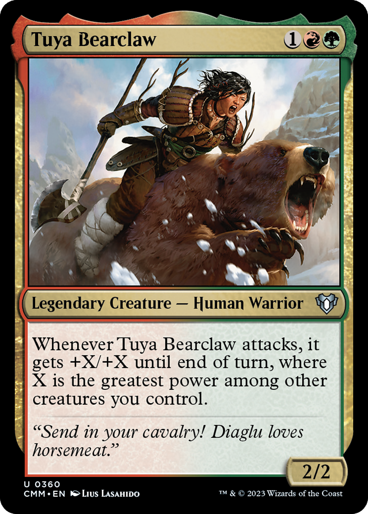 Tuya Bearclaw [Commander Masters] | Mindsight Gaming